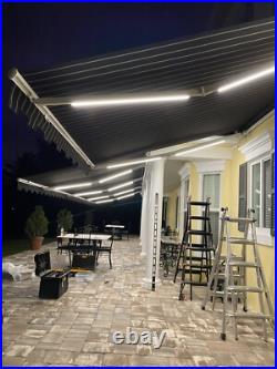 Sunsetter Awning Cream L. E. D Dimming Lights For 10'2, 11'8, & 13'1