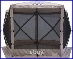 T, G5 5-Sided Portable Gazebo, Easy Pop-Up Hub Screen Tent, Waterproof, UV Resis