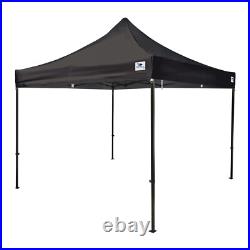 TORO TENTS Grande Instant Shelter 10x10ft Commercial Grade Canopy BLACK