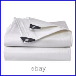 Tarp Extra Heavy Duty 18Mil 20Mil Waterproof Tarpaulin Boat Tent for Roof, Patio
