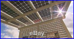 Terrassendach Solar 6 x 3 m Terrassenüberdachung mit Photovoltaik & Verschattung