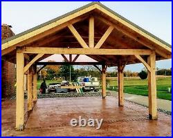 Timber Frame Pavilion 20x24