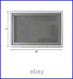 Transom Awning Style Window 36 x 24 Double Pane Insulated Tempered Glass Low E