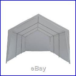 True Shelter 10' x 20' Car Canopy Gazebo Tent Cover 8 Legs Steel Frame Garage