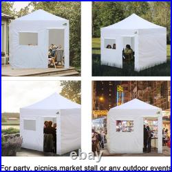 USA Full Zippered Walls for 10 X 10 Easy Pop up Canopy Tent, Enclosure