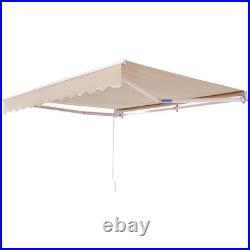 Uimoso Patio Awning Retractable 10'x8' Awning Sunshade Shelter with Crank Handle