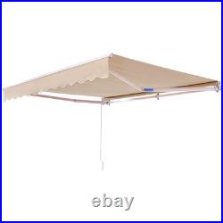 Uimoso Patio Awning Retractable 10'x8' Awning Sunshade Shelter with Crank Handle