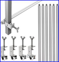 Universal 3-Segment 10ft Canopy Tent Rail Bars 10X10,10X15 Pop-Up Canopy Tent Universal 3-Segment 10ft Canopy Tent Rail Bars 10X10,10X15 Pop-Up Canopy Tent