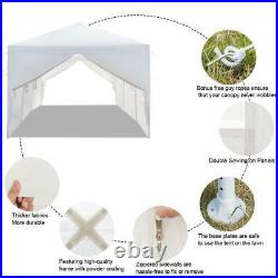 Update 10'x30' 8 Sidewall Wedding Tent Party Canopy Gazebo With2 Door Pavilion BBQ