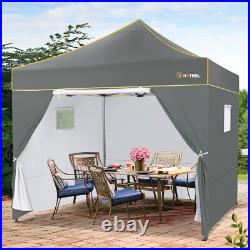 Upgrade 10x10' Commercial Pop UP Canopy Party Tent Waterproof Gazebo Heavy Duty