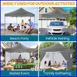 Upgrade 10x10' Commercial Pop UP Canopy Party Tent Waterproof Gazebo Heavy Duty