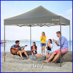 Upgrade 10x10' Commercial Pop UP Canopy Party Tent Waterproof Gazebo Heavy Duty