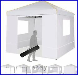Upgraded 10x10 Portable Pop Up Canopy Outdoor Folding Gazebo Vendor Party Tent