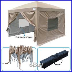 Upgraded Quictent 10X10 EZ Pop Up Canopy Tent Instant Gazebo with Walls -9 Colors