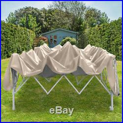 Upgraded Quictent 10x20 EZ Pop up Canopy Tent Beige Party Tent with Walls Bag