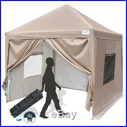 Upgraded Quictent 8x8 EZ Pop Up Canopy Tent Instant Gazebo with Walls -8 Colors