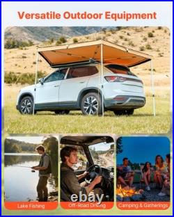 VEVOR 270 Degree Awning 52 sq. Ft Waterproof UV50+ Driver Side Vehicle Awning