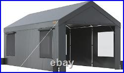 VEVOR Carport 12'x20' Heavy Duty Portable Garage Upgraded Extra Large Car Canopy