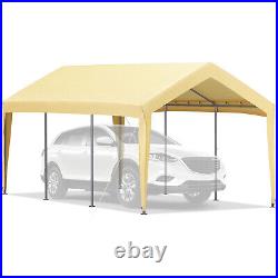 VEVOR Carport Canopy 8 Legs 10'x20' Car Shelter Awning Steel Frame Heavy Duty