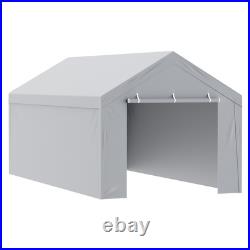 VEVOR Carport Replacement Canopy Car Shelter Top+Side 10x20ft Frame Not Included