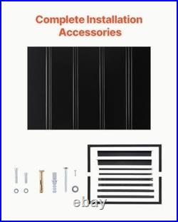 VEVOR Metal Awning 56x24 Window Door Canopy Steel Frame Rain Snow Sun Shield