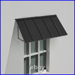 VEVOR Metal Awning 56x24 Window Door Canopy Steel Frame Rain Snow Sun Shield