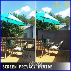 VEVOR Retractable Side Awning 63 x 118 PU Coated Privacy Sunshade Wind Screen