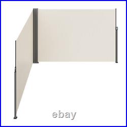 VEVOR Retractable Side Awning 79''x 236'' Patio Screen Fence Divider Fencing