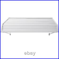 VEVOR Window Awning Door Canopy 48x42 in Aluminum Front Door Awnings Anti-Rust