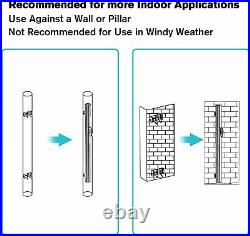 VILOBOS Aluminum Retractable Side Awning Privacy Sunshade Wind Screen Divider