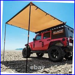 Vehicle Awning 6.6'x8.2' Roof Rack Pull-Out Sun Shade UV50+, Weatherproof 4x4