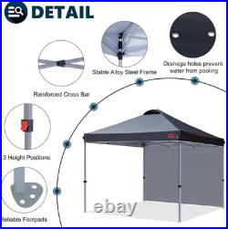 Versatile 10x10 Pop-Up Tent with Sidewall for Camping, Parties & Outdoor Events
