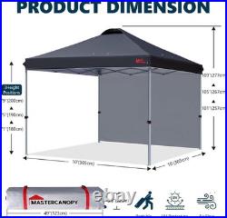 Versatile 10x10 Pop-Up Tent with Sidewall for Camping, Parties & Outdoor Events
