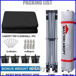 Versatile 10x10 Pop-Up Tent with Sidewall for Camping, Parties & Outdoor Events