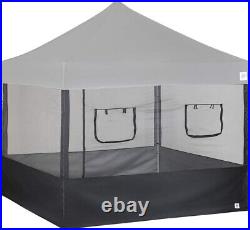 Versatile 4-Piece Food Booth Sidewall Kit with Easy Setup for 10' x 10' Canopies