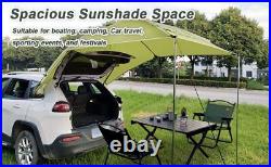 Versatility Teardrop Awning for SUV RVing, Car Camping, Easy-Out Self Standing