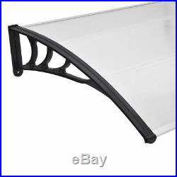 VidaXL Door Canopy Patio Awning Outdoor Polycarbonate Front Window Multi Sizes
