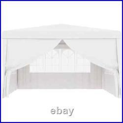 VidaXL Professional Party Tent with Side Walls 13.1'x13.1' White 0.3 oz/ft²