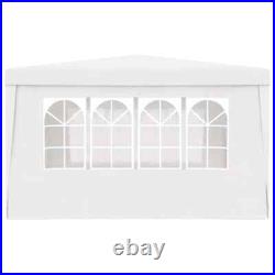 VidaXL Professional Party Tent with Side Walls 13.1'x13.1' White 0.3 oz/ft²
