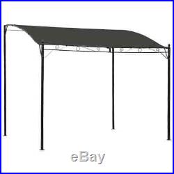 VidaXL Sunshade Awning Weather Resistant 98.4 Anthracite Patio Shelter Tent