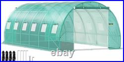 Walk-in Tunnel Greenhouse Galvanized Frame & Cover Greenhouses & Cold Frames