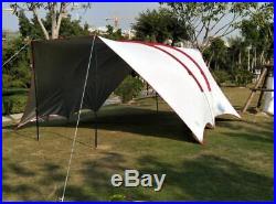 Waterproof 20ft Rainfly Camping Patio Yard Beach Gazebo Awning Canopy Tent NEW