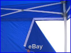 Waterproof BLACK 10x10 Ez Pop Up Canopy Outdoor Commercial Beach Patio Tent