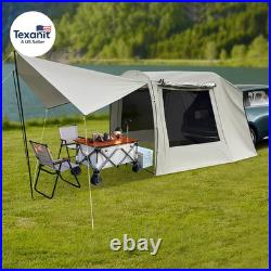 Waterproof Car Awning for Suv/Mpv/Van 3 Doors & 2 Mesh Windows Outdoor Camping