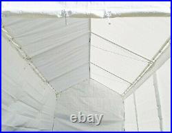 Waterproof Carport Canopy Car Enclosure Tent Cover Steel Frame 10 x 20