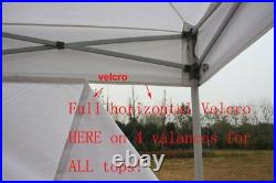 Waterproof Ez Pop Up Commercial Canopy 10x10 Garden Party Tent with 4 Side Walls