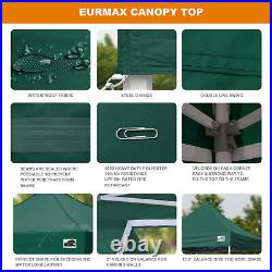 Waterproof Forest Green Pop Up Canopy Outdoor Instant Shelter Tent with Side Walls