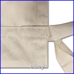Waterproof Pergola Replacement Canopy Shade Cover Panel with Rod Pockets Beige