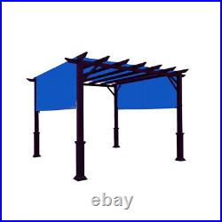 Waterproof Pergola Shade Cover Replacement Canopy Cover with Rod Pockets 4 Colors