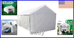 Waterproof Polyethylene Sidewalls for Domain Carport UV Protection Included Waterproof Polyethylene Sidewalls for Domain Carport UV Protection Included